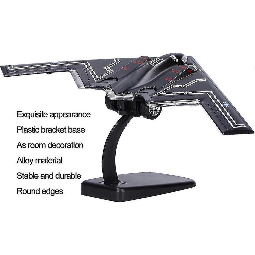 Fighter Plane Model, B2 Metal Fighter Plane Model Military Pull B