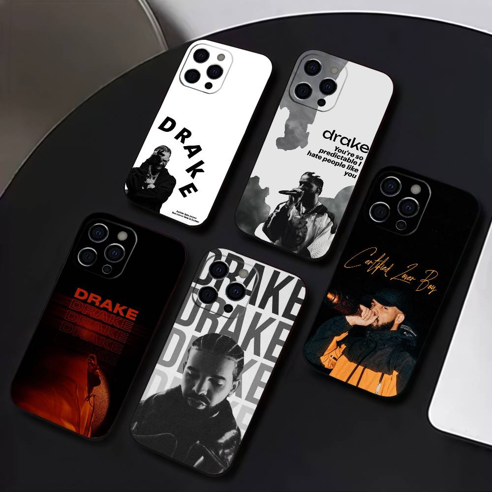 Чехол для телефона singer D-Drake Drizzy для iPhone 17,16,15,14,13,12,11 Plus,Pro Max,XS, Мягкий силиконовый черный чехол