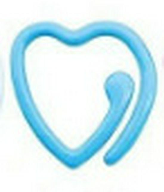 Металлические маркеры для вязания в форме сердечка, с росписью, для вязания и DIY проектов из пряжи