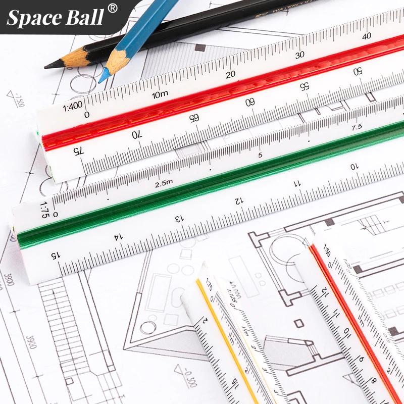 Многофункциональный треугольник 12,5/30 см, канцелярские принадлежности для студентов, чертежный инструмент, количество, технология архитектора