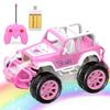 Radio-controlled Car for Girls, Off-road Jeep, RC Car, Rechargeable Battery, Approximately 60 Minutes of Operation Time, LED Lights, Perfect As a Gift