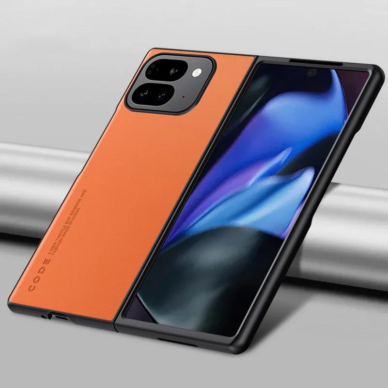 Для Google Pixel Fold 2 чехол матовый силиконовый простой чехол из искусственной кожи для телефона Pixel Fold2 Pixel9 Pro Fold противоударный мягкий защитный бампер