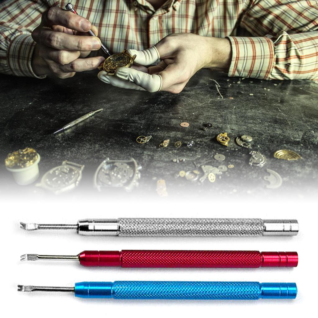 Metal Watchmaker Repair Tool Watch Hand Remover Tools Levers with Flat Blade for Easy Watch Hands Detachment