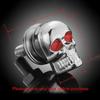 4Pcs 3D Skeleton Motorcycle License Plate Screw Fasteners