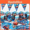Cars Theme Mcqueen Birthday Party Supplies Decor Kids Baby Shower Plates Banner