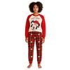 Womens/Ladies Always Merry And Bright Minnie Mouse Christmas Long Pyjama Set