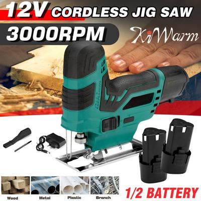 12 В 30000 об/мин 65 мм Аккумуляторный лобзик Электрический лобзик Многофункциональный деревообрабатывающий инструмент для аккумулятора