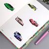 10/30/50PCS Colorful Super Car PVC Sticker Aesthetic Sticky Decoration Scrapbooking Korean Stationery School Supplies