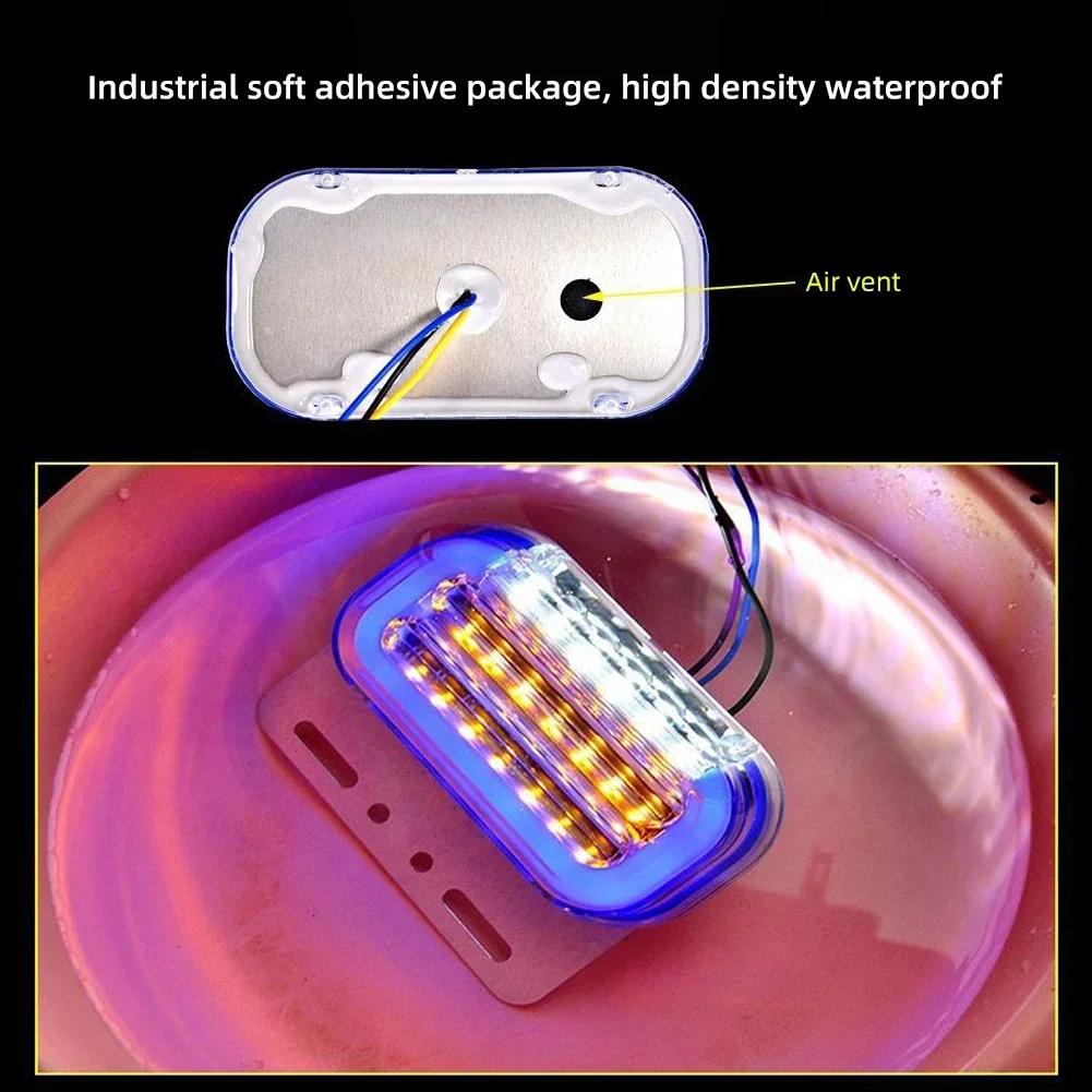 24V Car Truck LED Side Marker Lamp High Bright Waterproof Waist Lamp Led Strong Light Show Wide Turn Side Lights Night Warning