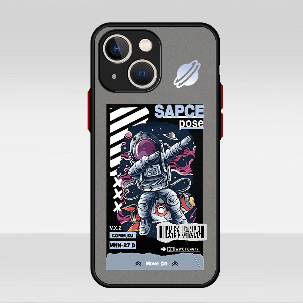 Матовый чехол с милым астронавтом и планетой для Apple iPhone 14 11 13 7 12 Pro 7 XR XS Max 8 6s SE 2022, мягкий чехол для телефона