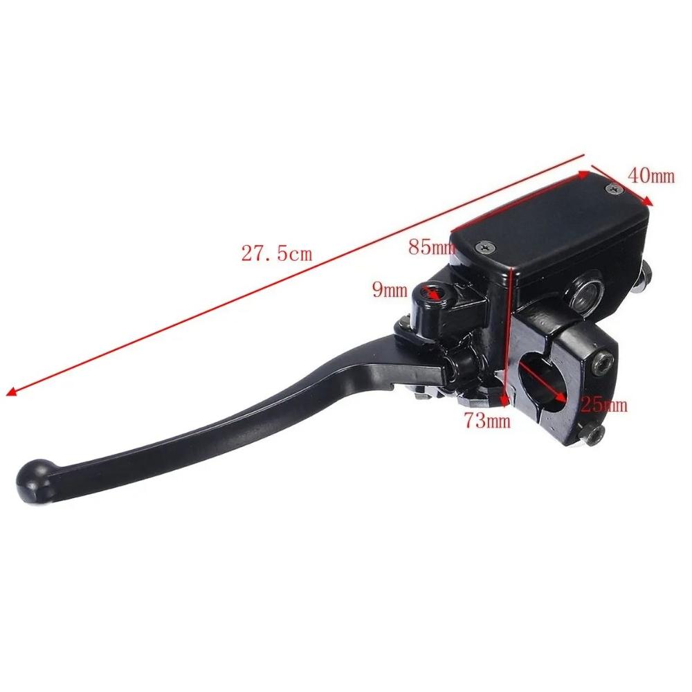 Fits for 1Pair 1" 25mm Universal Motorcycle Front Brake Clutch Lever Master Cylinder Hydraulic Pump For Honda Yamaha Suzuki