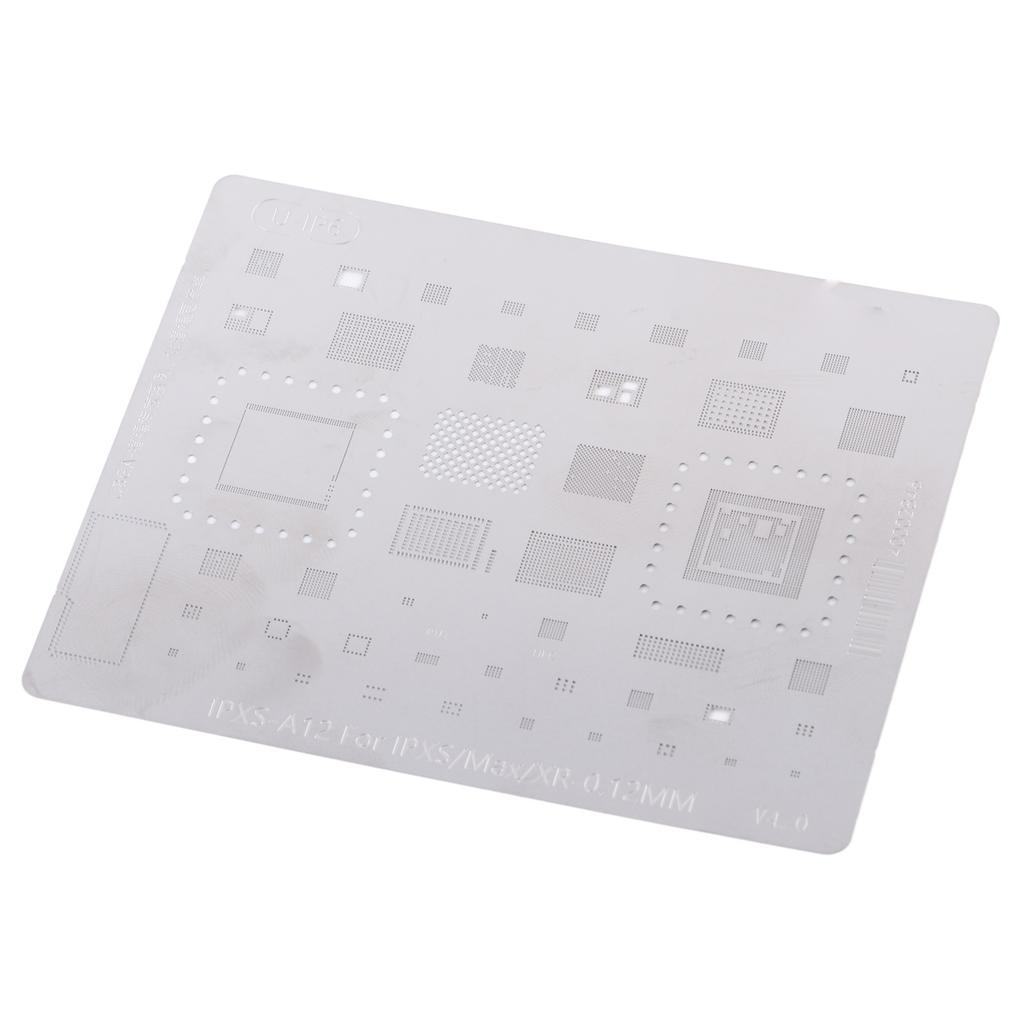 Шаблон трафарета для реболлинга BGA, шаблон для посадки чипа из нержавеющей стали для процессора A12