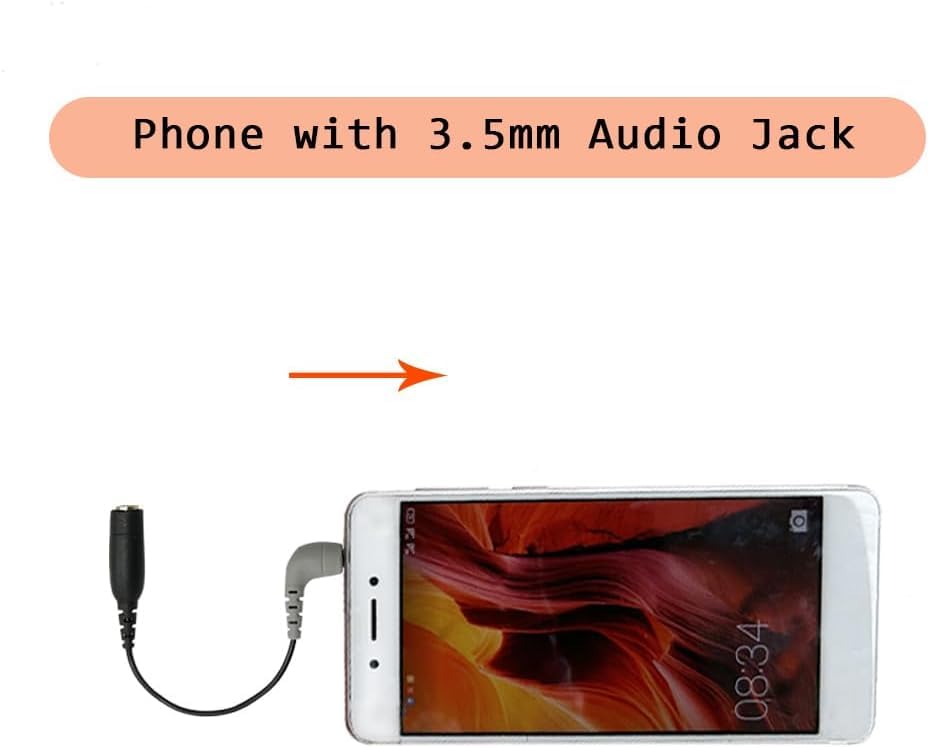 VECASDEN Кабель-адаптер для микрофона Rode SC4 TRS - TRRS 3 дюйма 3,5 мм,