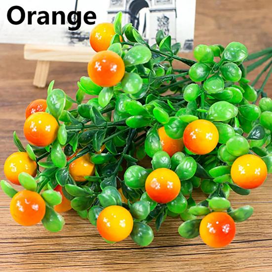 1 шт. 6 веток 18 головок искусственные фрукты украшение для дома и сада DIY искусство MIT