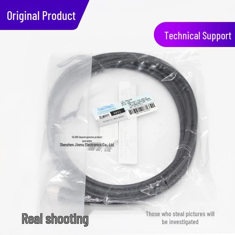 Authentic XS2F-M12PVC4S2M Cable with M12 Aviation Connector