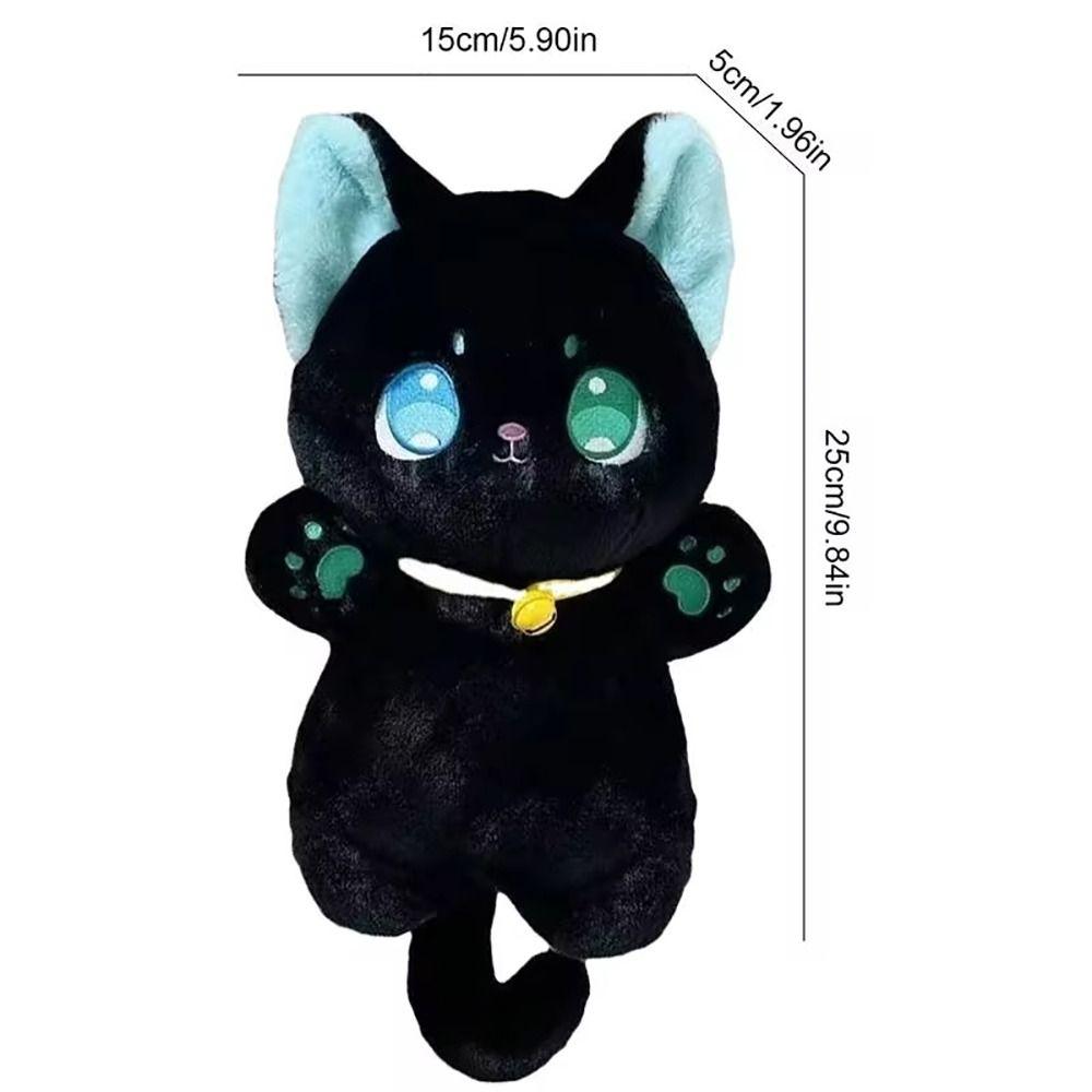 1Pcs Kid Gift Stuffed Animal Doll Black and White Children Toys Durable Cat Plush Toy for Kids Girl