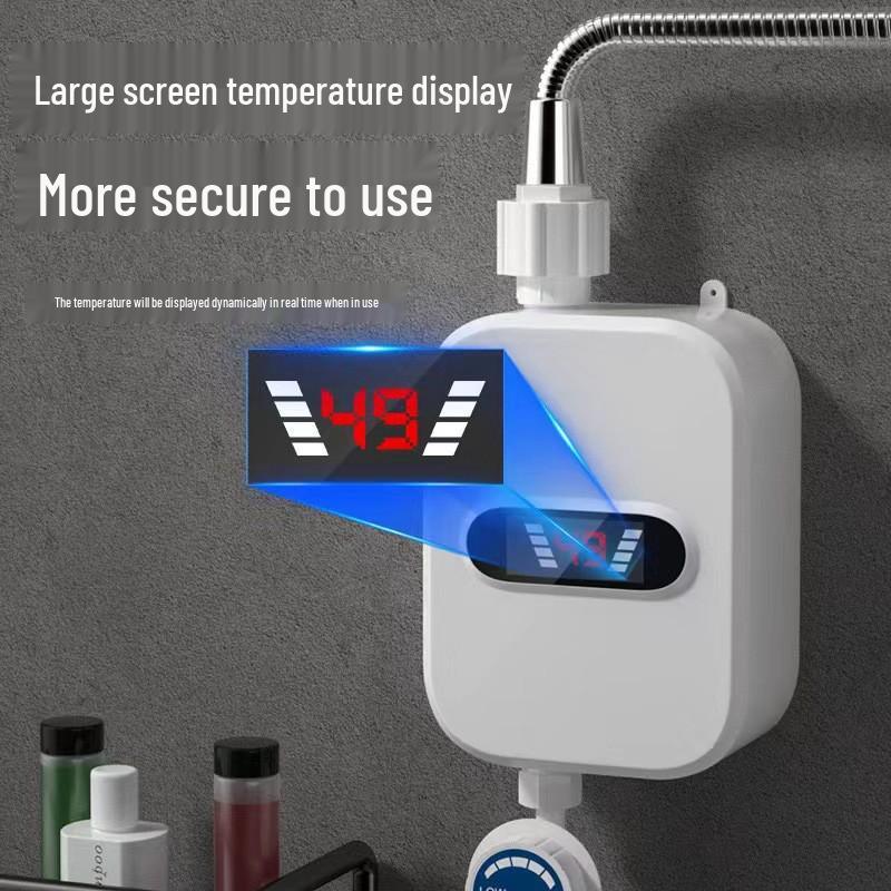 Мини Настенный Мгновенный Проточный Водонагреватель для Душа с Постоянной Температурой