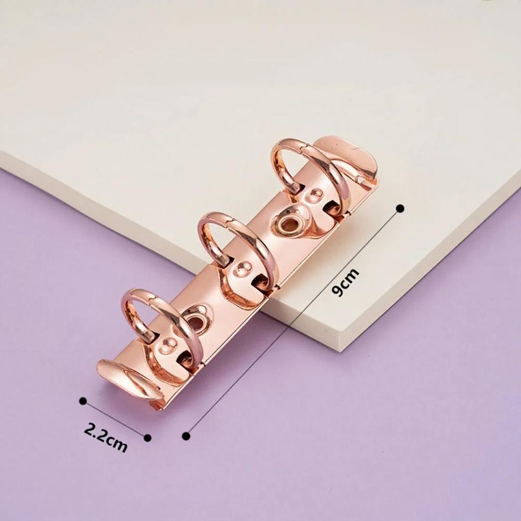 Сделай сам Металлические спиральные кольца Зажим для папки Съемные кольца для листов Блокнот Планировщик