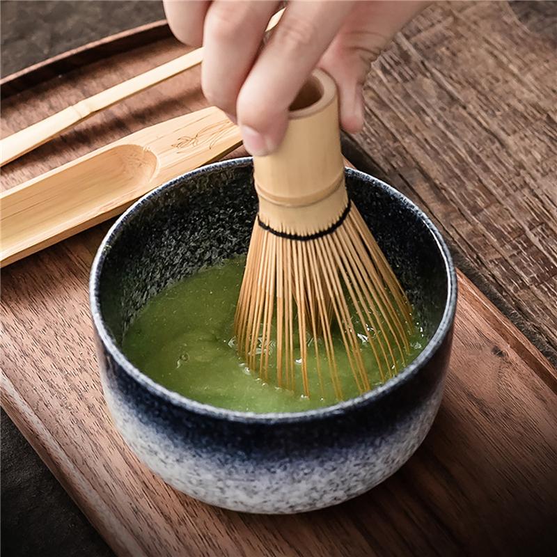 6 шт. японский чайный набор матча безопасный бамбуковый венчик чайная ложка чайные наборы для дома магазин напитков инструменты для приготовления чая принадлежности для чайного сервиза