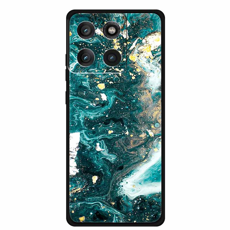 Силиконовый TPU чехол для Motorola Edge 60 Pro Защитный мягкий чехол Технологичный стиль Coque для Moto Edge60 Pro Capa Новый Ударопрочный Fundas