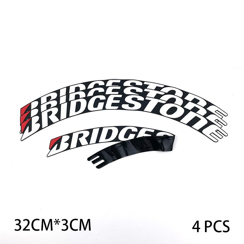 2CM height tire letter stickers 3D rubber waterproof racing Wheel stickers Personalized  decals for car motorcycle Style
