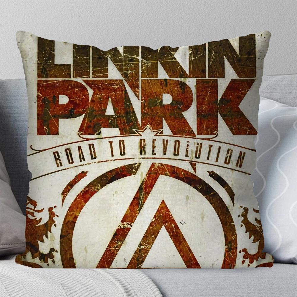Полоса L-Linkin From Zero P-Park Наволочка Квадратная Подушка Спальня Диван Отдых Комфорт Подушка Гостиная Домашний Декор 40X40