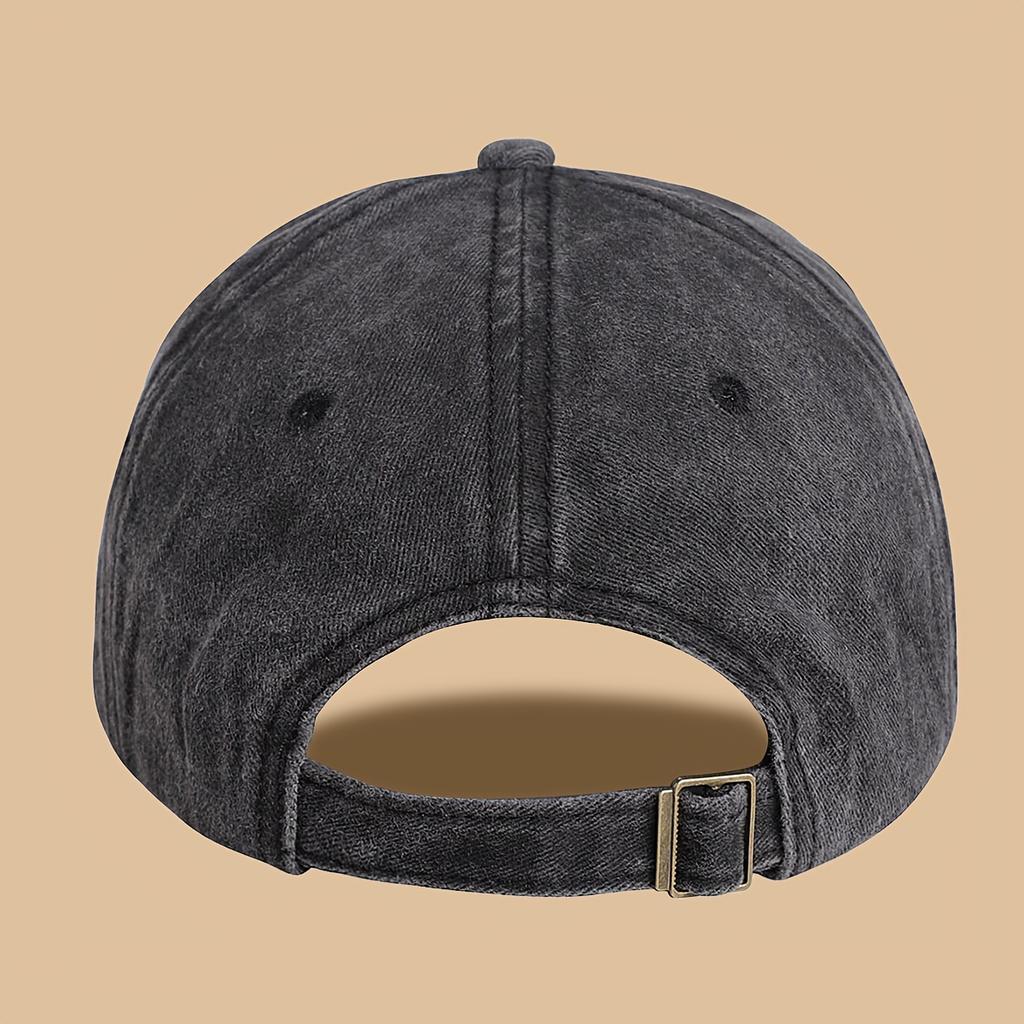 Letter Genau Printed Baseball Cap, Fashionable, Versatile, Breathable and Adjustable Outdoor Hat