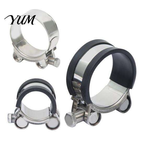 Leakproof Hose Clamp Stainless Steel Clamp, Adjustable Heavy Duty Clip, Universal Metal for Automotive, Plumbing, Garden Connection Clip