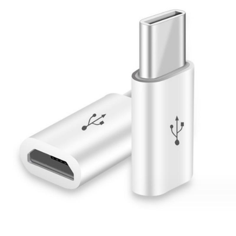 Адаптер Micro USB-Type-C: V8 Конвертер для зарядки, передачи данных и OTG для устройств Android, Apple и Huawei