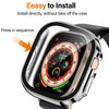 Waterproof Case for Apple Watch Ultra Screen Protector Case 49mm Straight Edge Cover iWatch series 8 SE 7 9 45mm 41mm 44mm 40mm