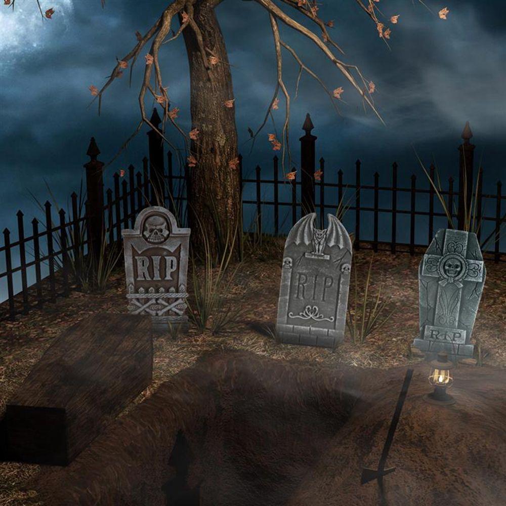 Horror Themed  Party Halloween Tombstone Skull Tombstone Tombstone Ornament Tombstone Ghost