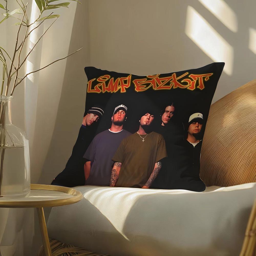 Чехол на подушку с принтом группы Nu Metal LLimp Bizkit, наволочка для подушки на диван в гостиной, декор для спальни