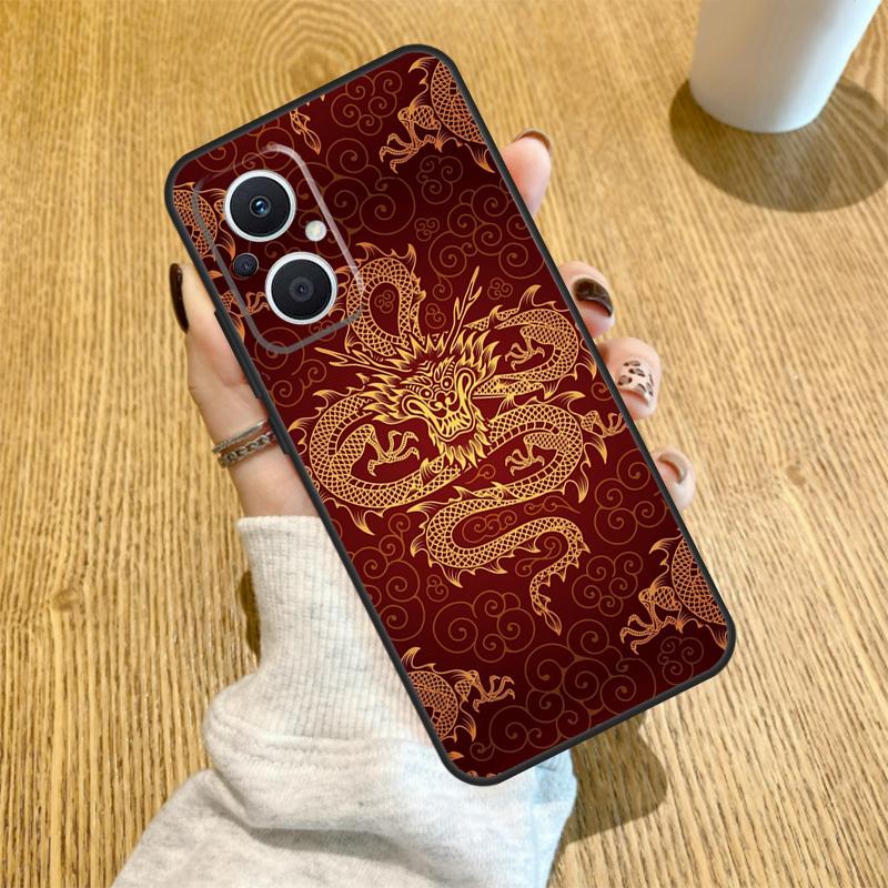 DRAGON TATTOO JAPANESE Case For OPPO Find X6 X5 X3 X2 Pro Lite Neo Reno 7 3 4 5 6 8 Lite 8T 2Z 4Z 5Z Cover Coque