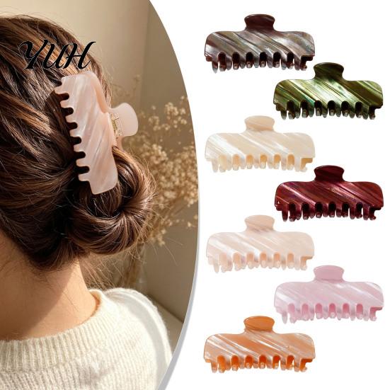 Professional Hair Styling Clips Pearlescent Claw Clip, Non-Slip Clip for Women, Elegant Strong Lightweight Jaw Hold Accessories Styling, Decorative