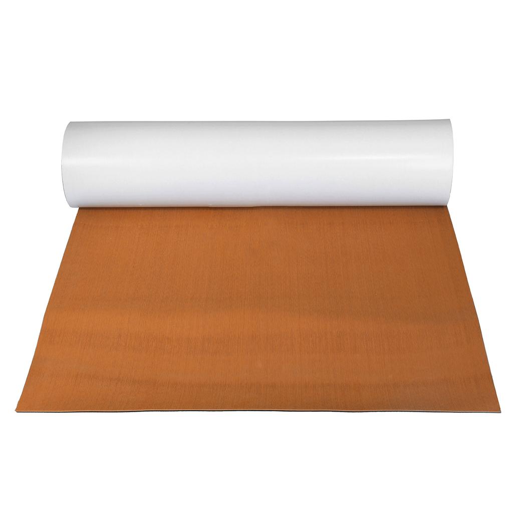 2400x450x6 мм ЭВА Пена Морской Лодка Яхта Напольное Покрытие Искусственный Тик Палуба Лист Коврик Напольный Коврик Самоклеящийся Коричневый Серый