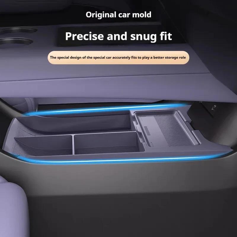 Для Baojun Enjoy Scener Силиконовый ящик для хранения Нижний слой центральной консоли Модификация Специальные аксессуары для интерьера автомобиля Органайзер