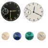 37mm Sterile Black White Blue Green Watch Dial Green Luminous Fit ETA 6497 SEA-GULL3600 Watch Parts Accessories