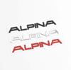 3D Metal Chrome Black Alpina Logo Letters Rear Boot Trunk Stickers Fender Emblem Badge Decals B7 B6 D4 D5 Car Styling Accessories