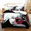 3D-принт аниме Tokyo Ghoul Комплект постельного белья Пододеяльник Постельный комплект Одеяло Наволочка Одеяло King Queen Size Постельное белье для мальчиков и взрослых