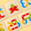 Игра Пазл Доска Сопоставление Столбцов Игрушки Изменяемая Форма Конструктор Набор Детский Подарок