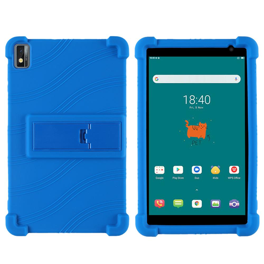 Силиконовый чехол для Teclast P85 с регулируемой подставкой и противоударными утолщенными углами.