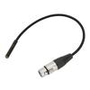 1 8 Inch to XLR Female Cable Balanced 3.5mm Female Stereo Mini Jack to XLR Female Adapter Cable Microphone Sound Cable