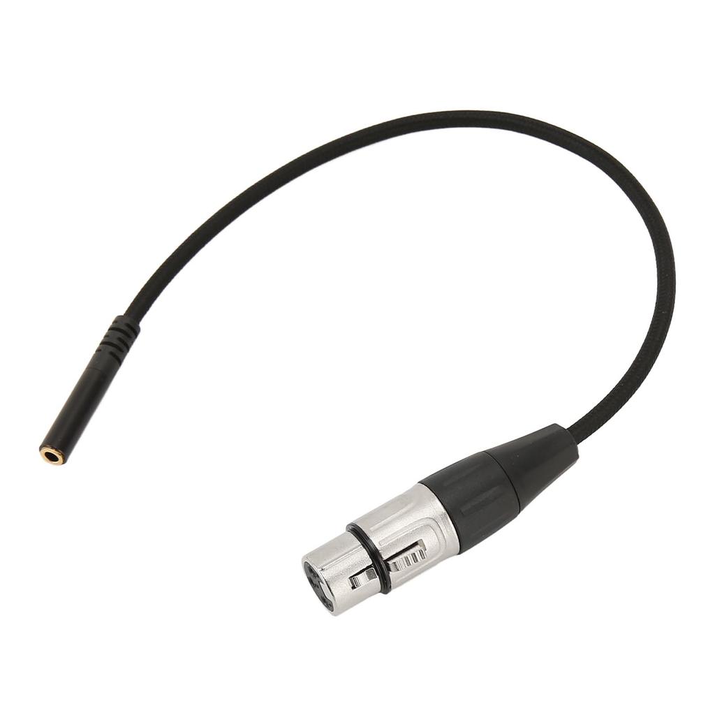 1 8 Inch to XLR Female Cable Balanced 3.5mm Female Stereo Mini Jack to XLR Female Adapter Cable Microphone Sound Cable