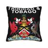 Decorative Pillow Cover Trinidad and Tobago Flag Football Merch Bedroom  Pillow Case Cover Square Multiple Sizes