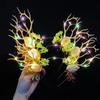 Plastic LED Glow Headband LED Lights Luminous Deer Horn Hair Band Flashing Headband  Children Toys