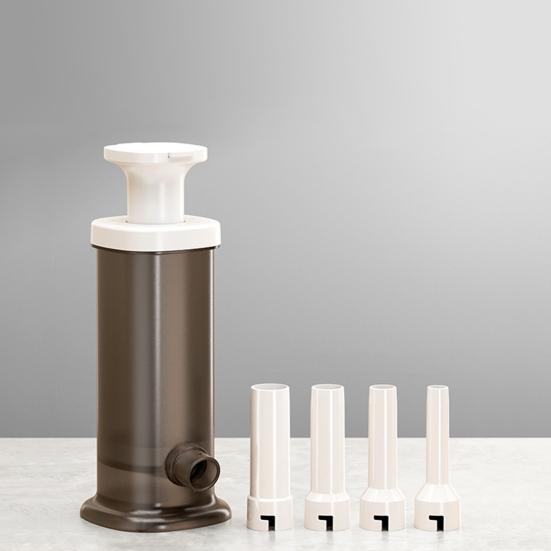 Sausage Machine with 4 Stuffing Tubes Manual Sausage Stuffer Maker for Home Use Food-Grade Sausage Filling Tool Sausage Meat Stuffer Kitchen Supplies