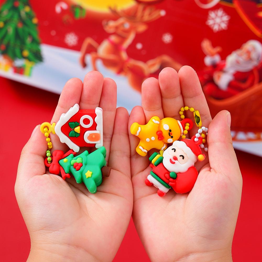 Christmas Advent Calendar Presents Gift Treasure Hunt Box Decorations Gifts Figurine Things for Diy Christmas Calendar Gift