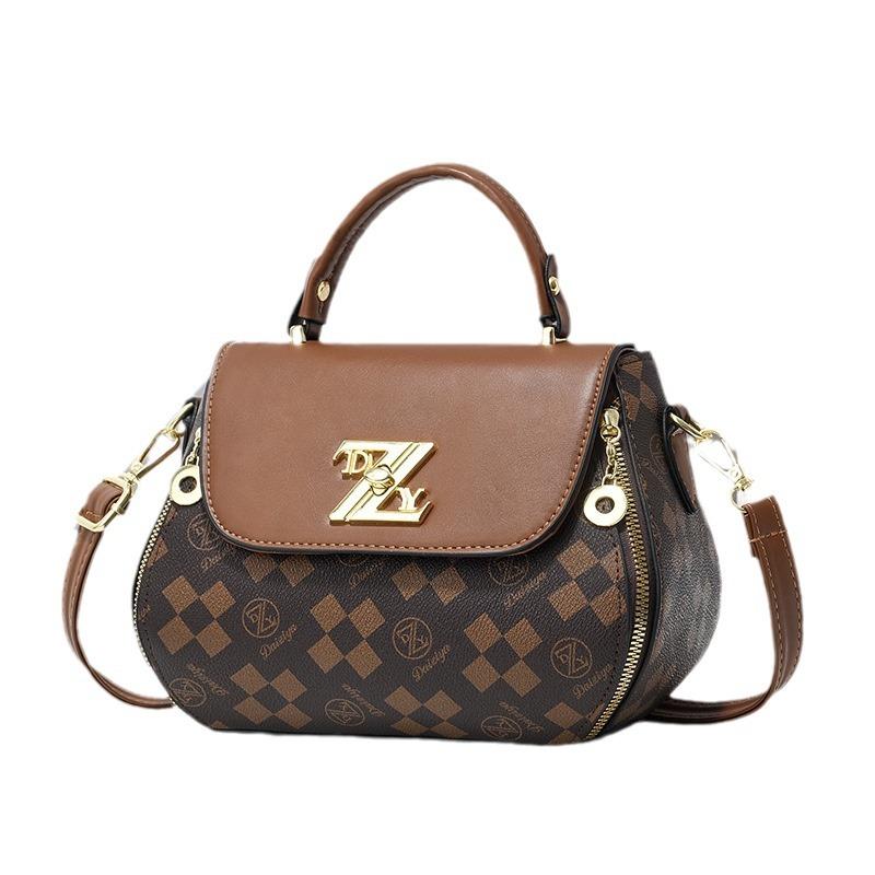 Новая большая ручная сумка с принтом, универсальная, простая, квадратная, в корейском стиле, модная сумка на одно плечо, сумка через плечо