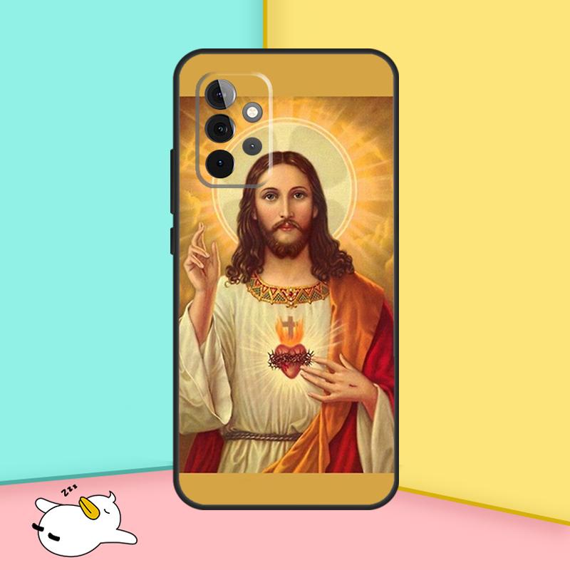 Чехол с изображением Бога Иисуса для Samsung Galaxy A55 A35 A25 A15 A51 A71 A12 A32 A52 A13 A33 A53 A14 A34 A54