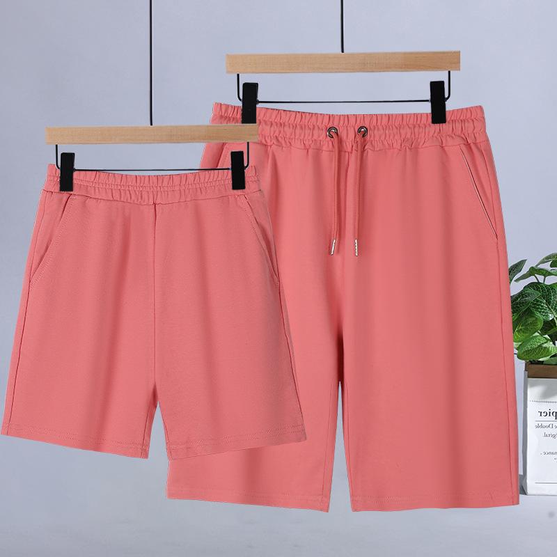 Корейские повседневные шорты из хлопкового терри с высокой посадкой - Летний стиль для родителей и детей